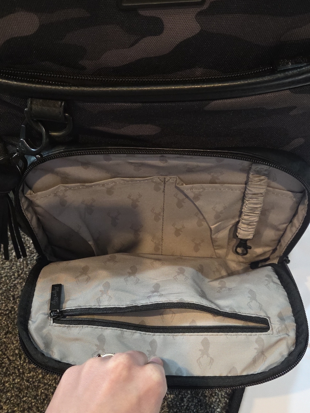Itzy Ritzy Chelsea + Cole Large Diaper Bag - Picture 4 of 8